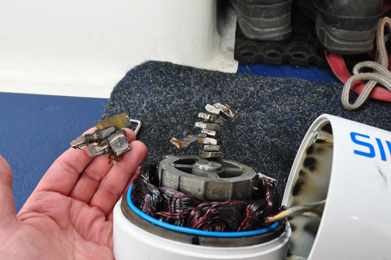 a Generator – Warning, danger to life: