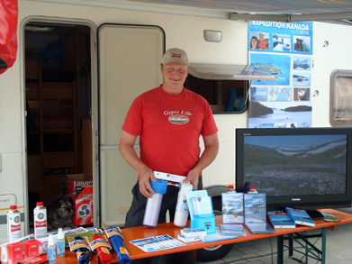 Pauls Kapfelberg – Harald and Sivia Paul at the harbour festival in Kapfelberg on 23 July 2011