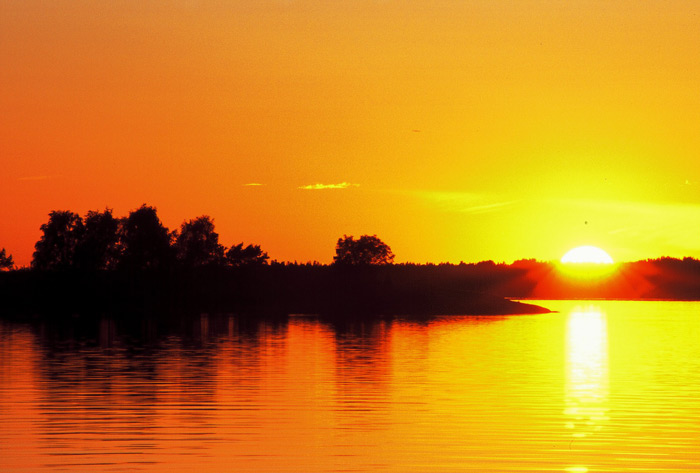 Auringonlasku Ruotsissa – Lapin matka